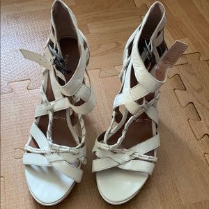Brand New Sigerson Morrison white leather  Sandals